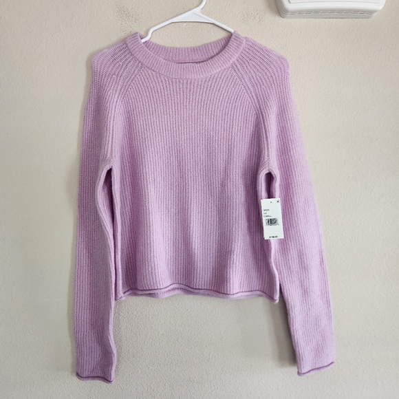 Velvet By Graham & Spencer Wool Yak Gigi Crew Neck Sweater Size XS NWT $198 - Picture 2 of 11